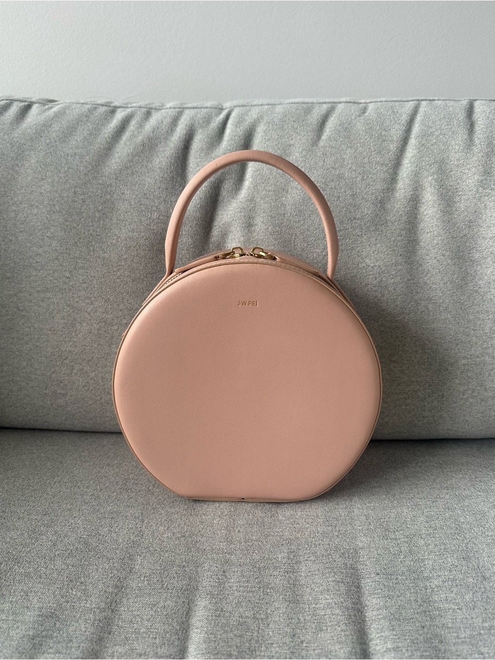 JW PEI Blush Pink Round Top-Handle Crossbody bag
